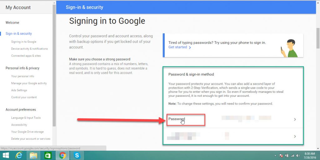 How To Change Gmail Password 