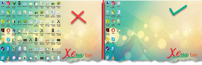 Clean Up Desktop Icons-Make Your Computer Run Faster